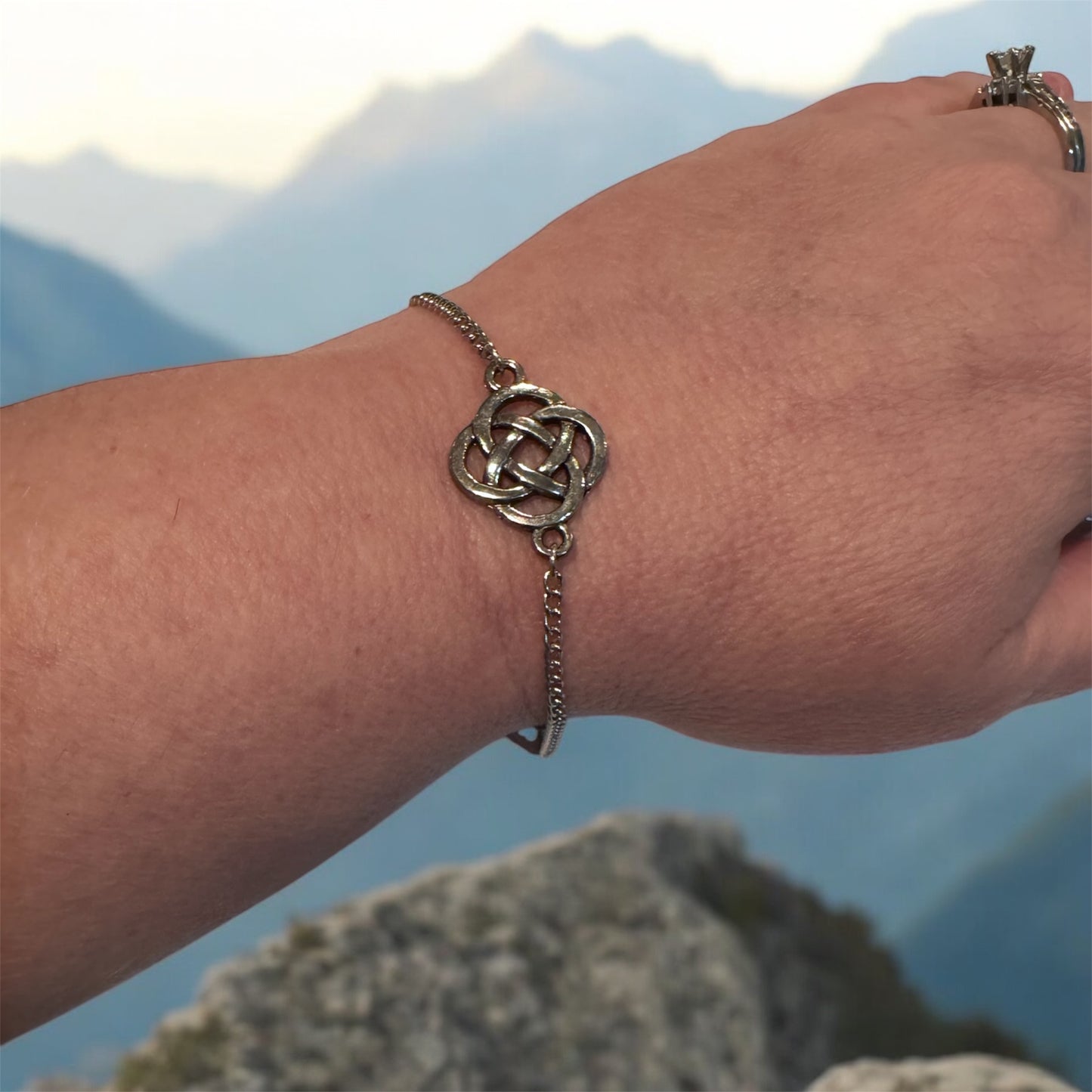 Celtic Knot Jewelry Set – Necklace, Bracelet & Anklet
