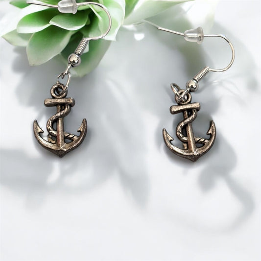 “Anchored in Strength” Necklace & Earring Set