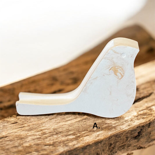 Stoneware Bird Business Card Holder – Handmade