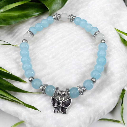 Blue Skies Butterfly Bracelet