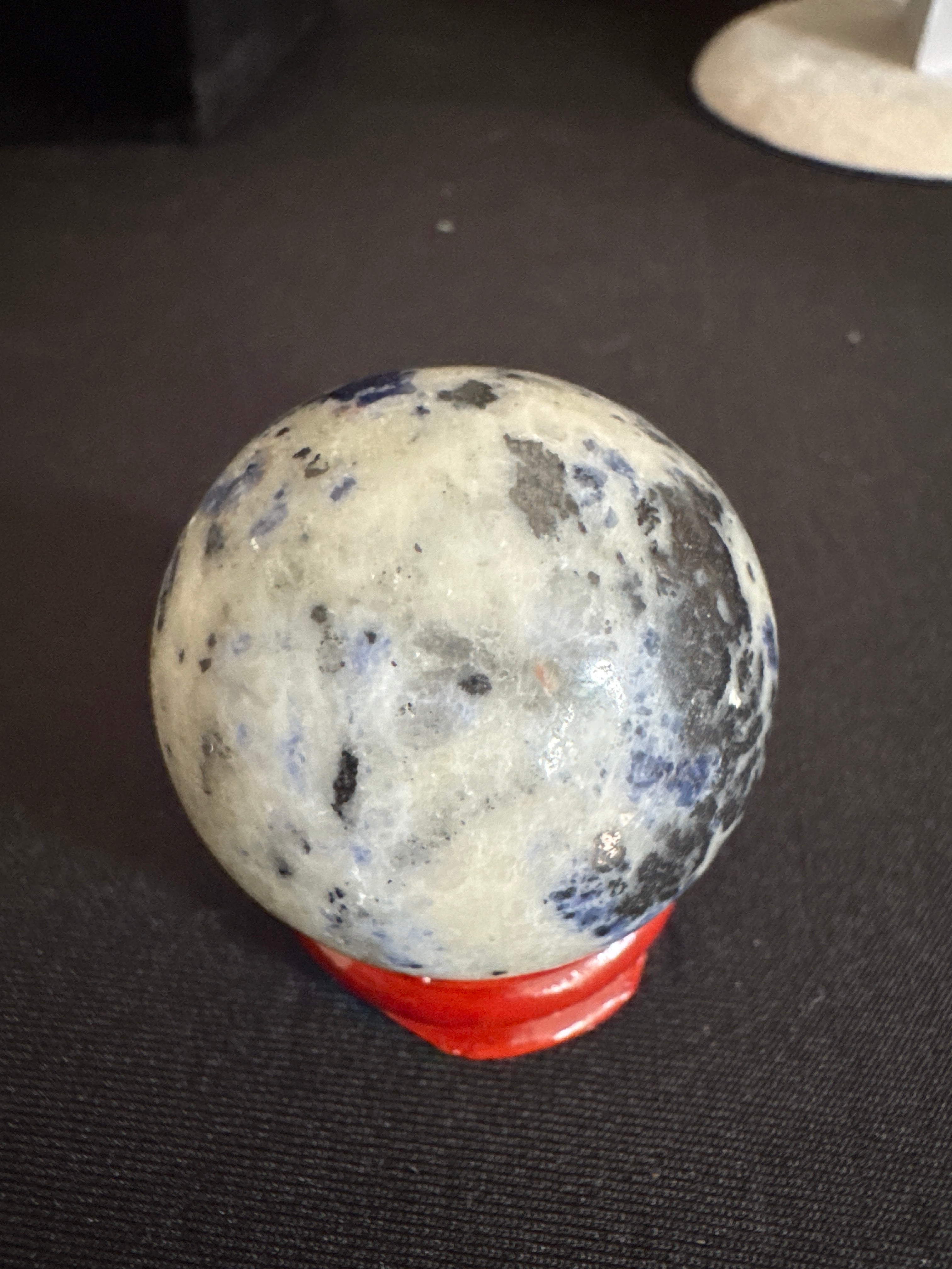 Sodalite Sphere (UV Reactive – Subtle Glow