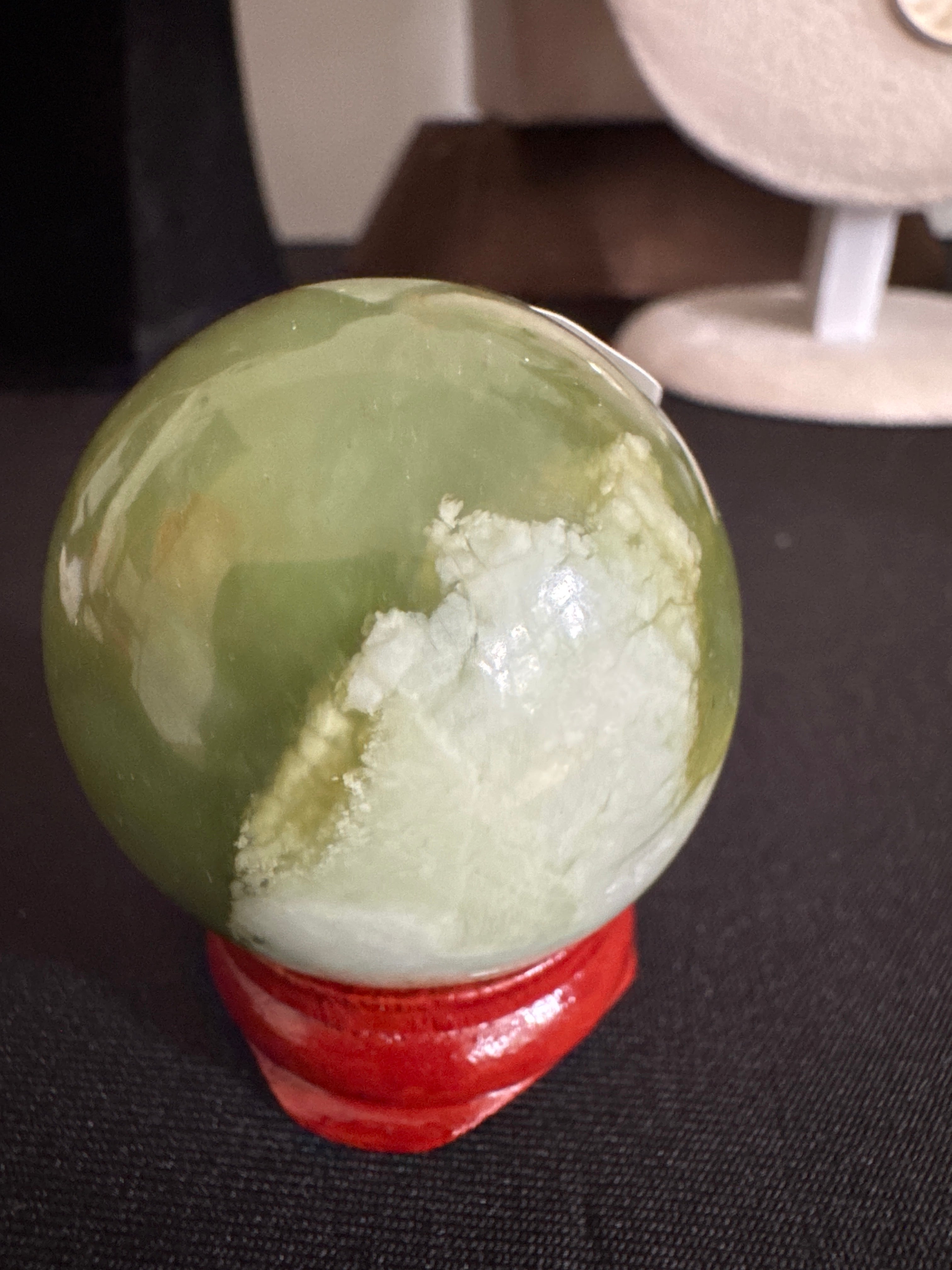 Green Opal Sphere