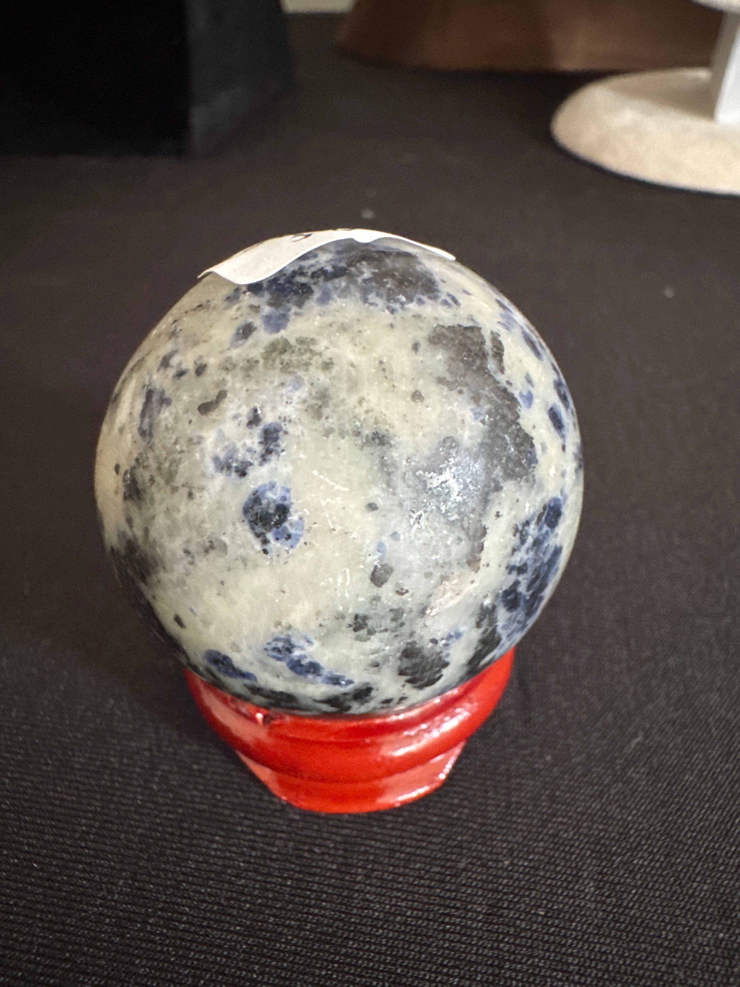 Sodalite Sphere (UV Reactive – Subtle Glow