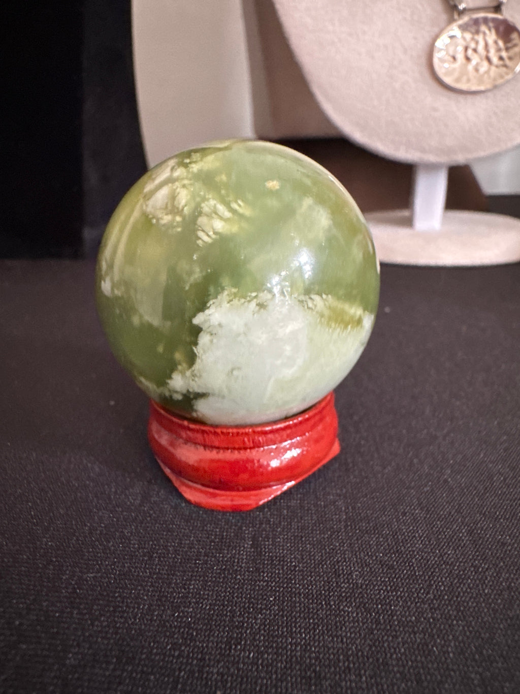 Green Opal Sphere