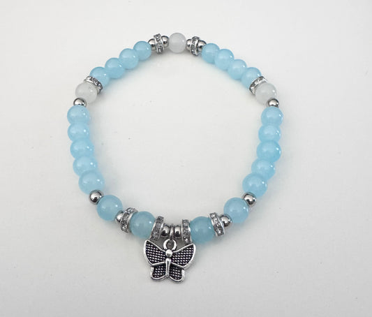Blue Skies Butterfly Bracelet
