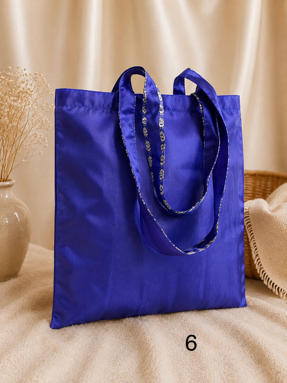 One-of-a-Kind Upcycled Sari Tote Bag/Handcrafted & Sustainable