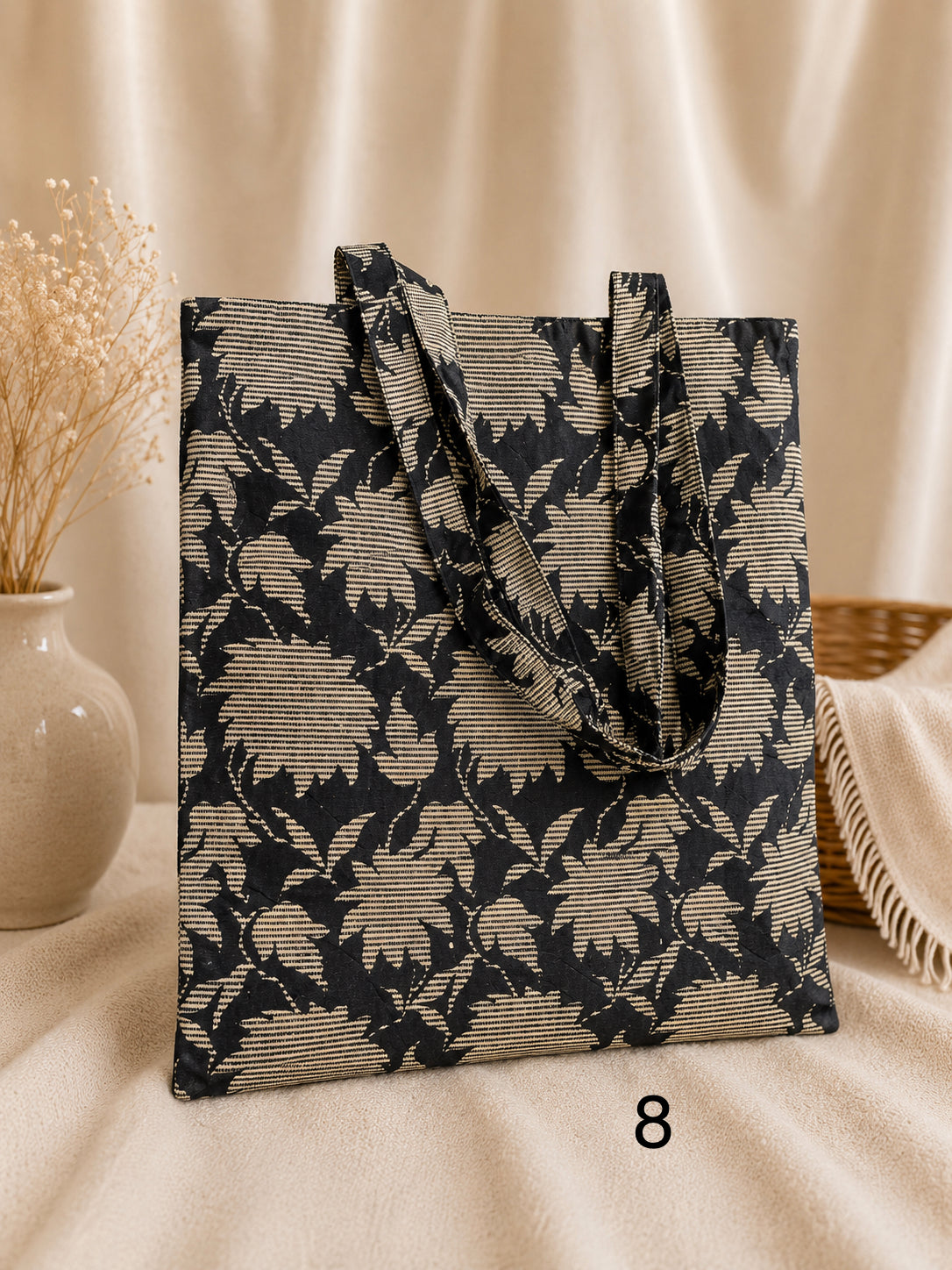 One-of-a-Kind Upcycled Sari Tote Bag/Handcrafted & Sustainable