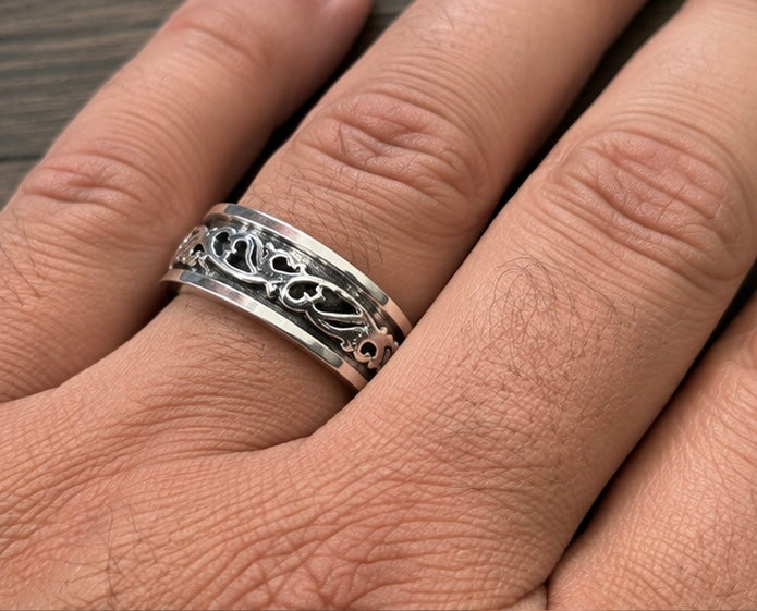 Men Spinner Ring