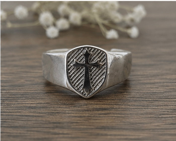 Men’s Medieval Cross Ring