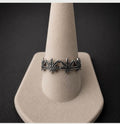 Sterling Silver Leaf Ring