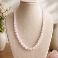 Rose Quartz Necklace w/magnetic clasp