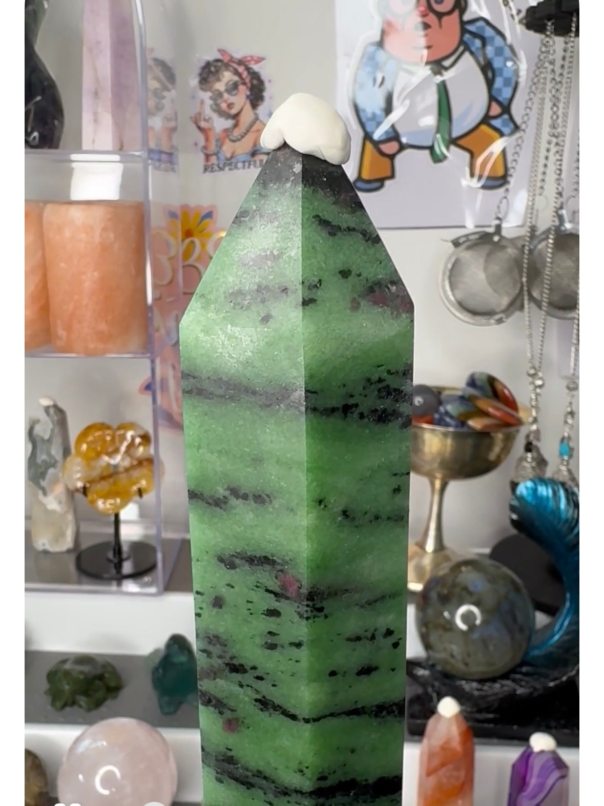 Show piece , Ruby in Zoisite
