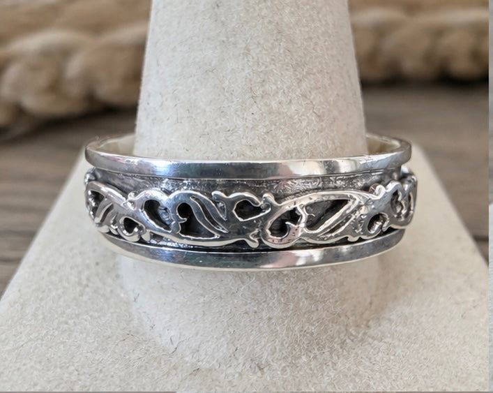 Men Spinner Ring