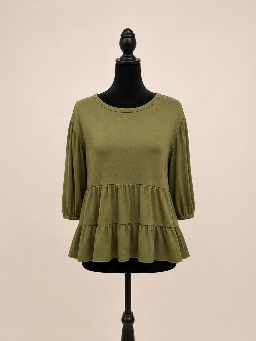 By:Originality- size small green shirt