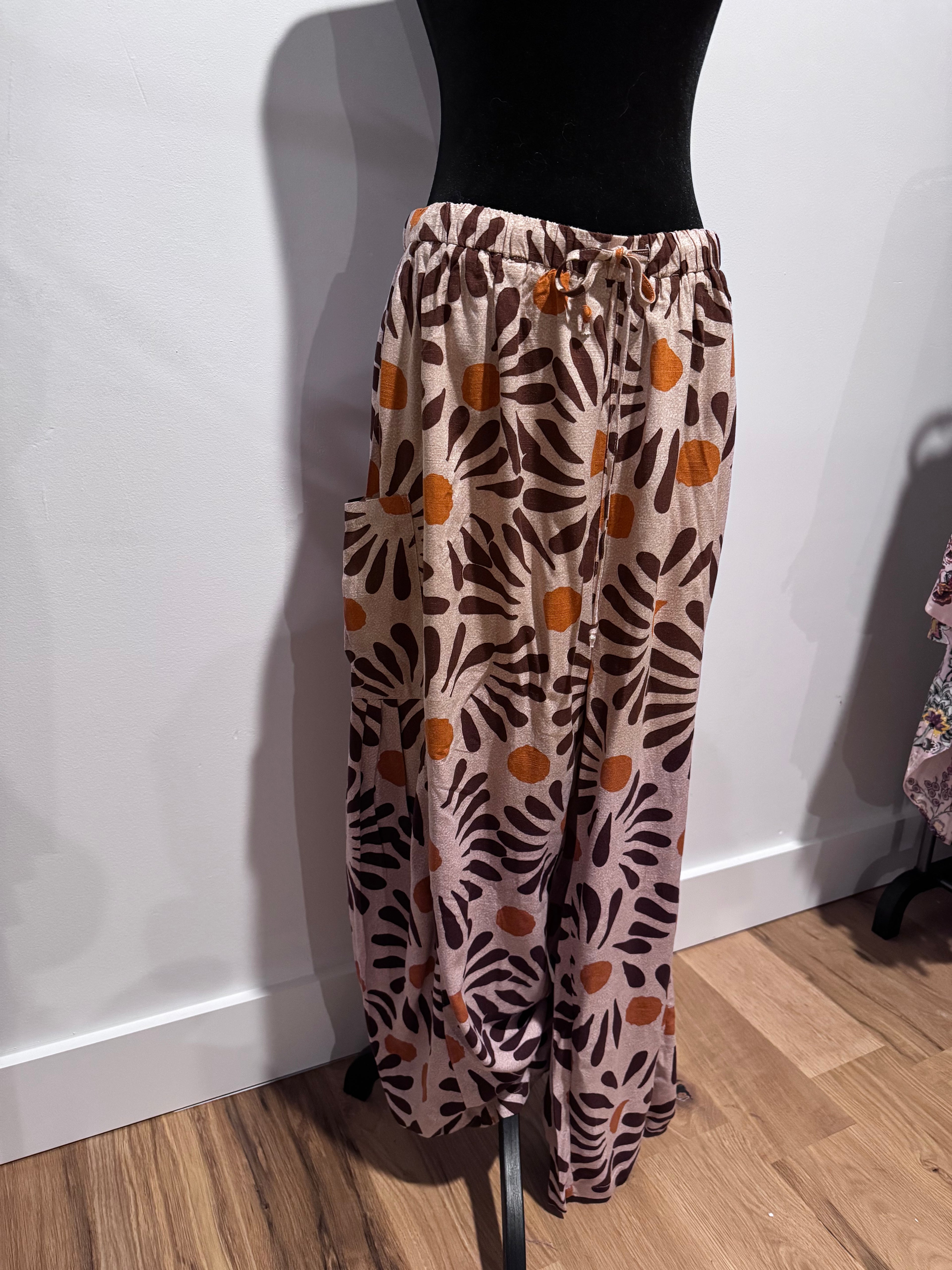 Flower Extra large pants