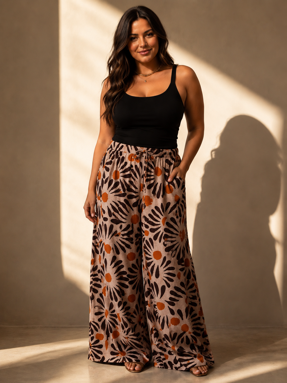 Flower Extra large pants