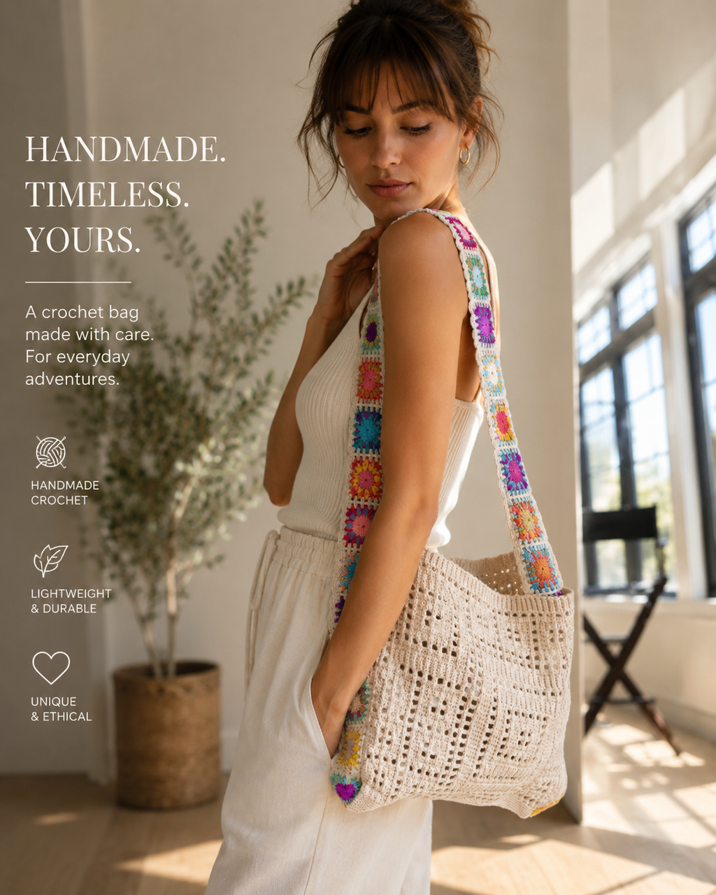 Crocheted bag
