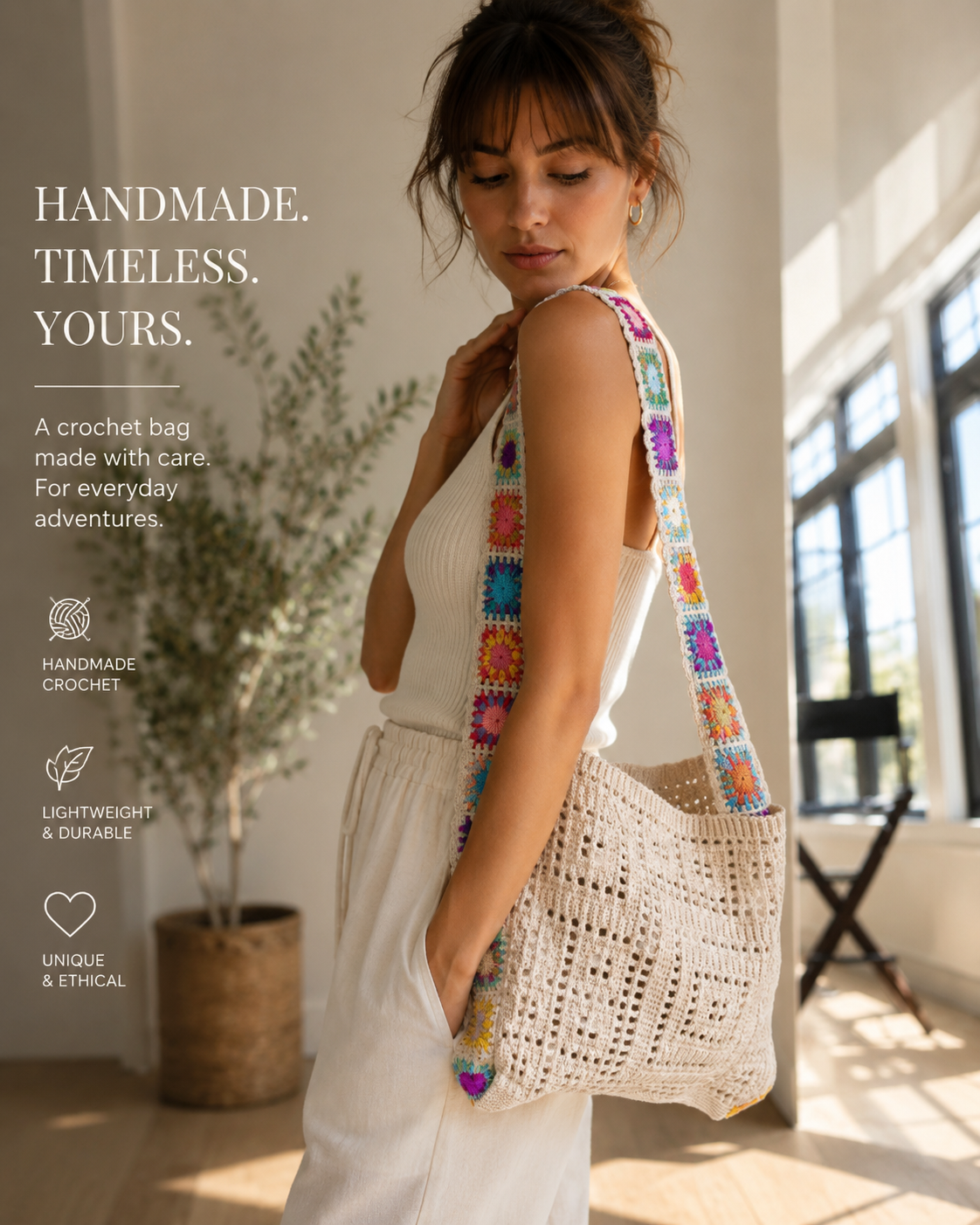 Crocheted bag