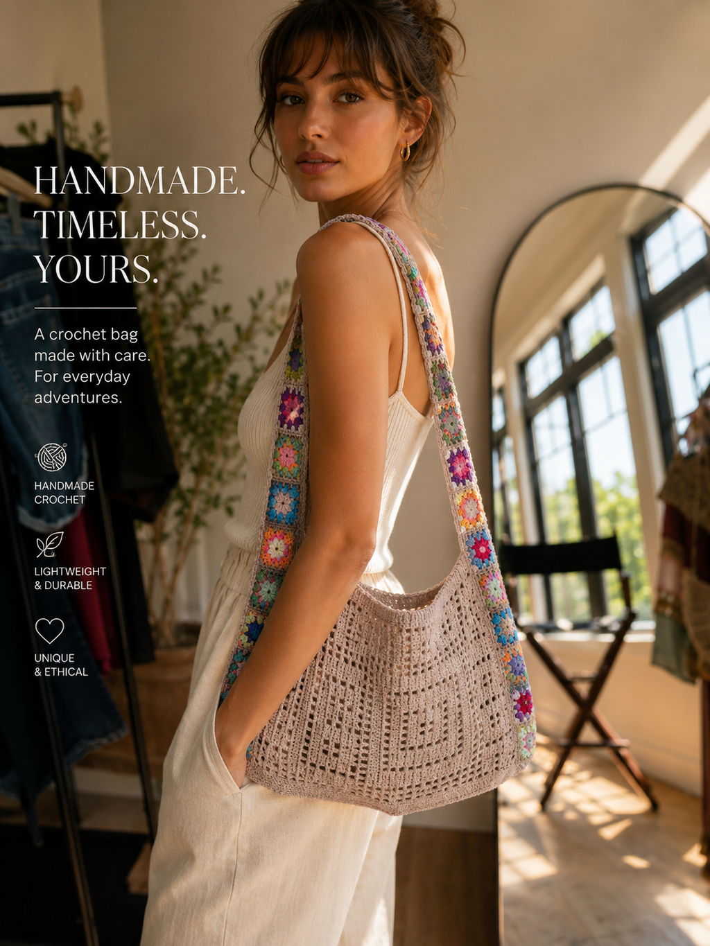 Crocheted bag