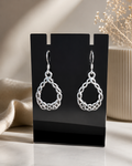 Teardrop Celtic earrings 925 sterling silver