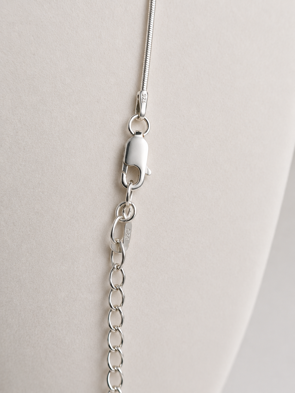 Figaro Sterling Silver Chain