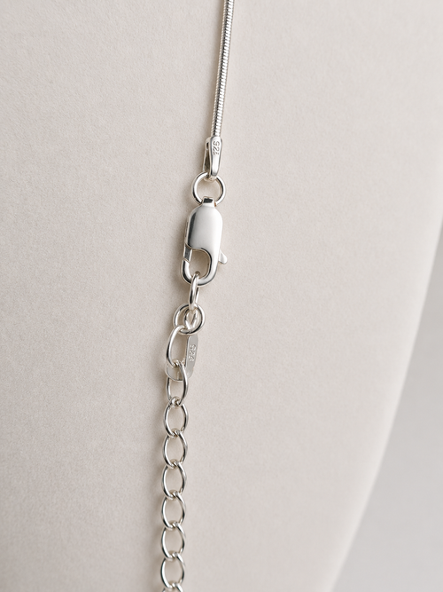 Figaro Sterling Silver Chain