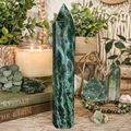 Emerald Green Jasper Tower Crystal