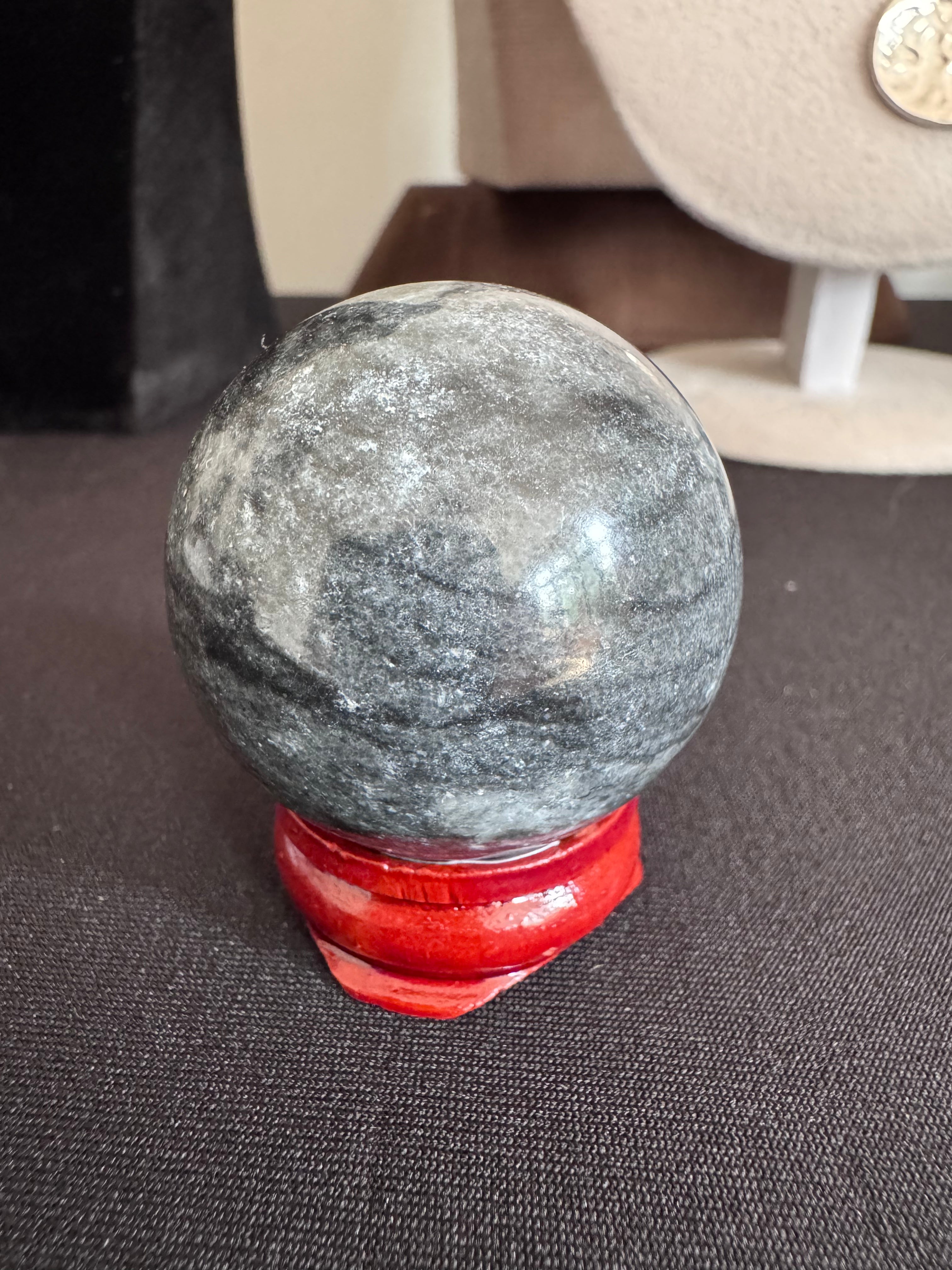 Indigo Gabbro Sphere (Mystic Merlinite)