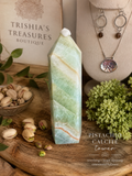 Pistachio Calcite Tower ￼