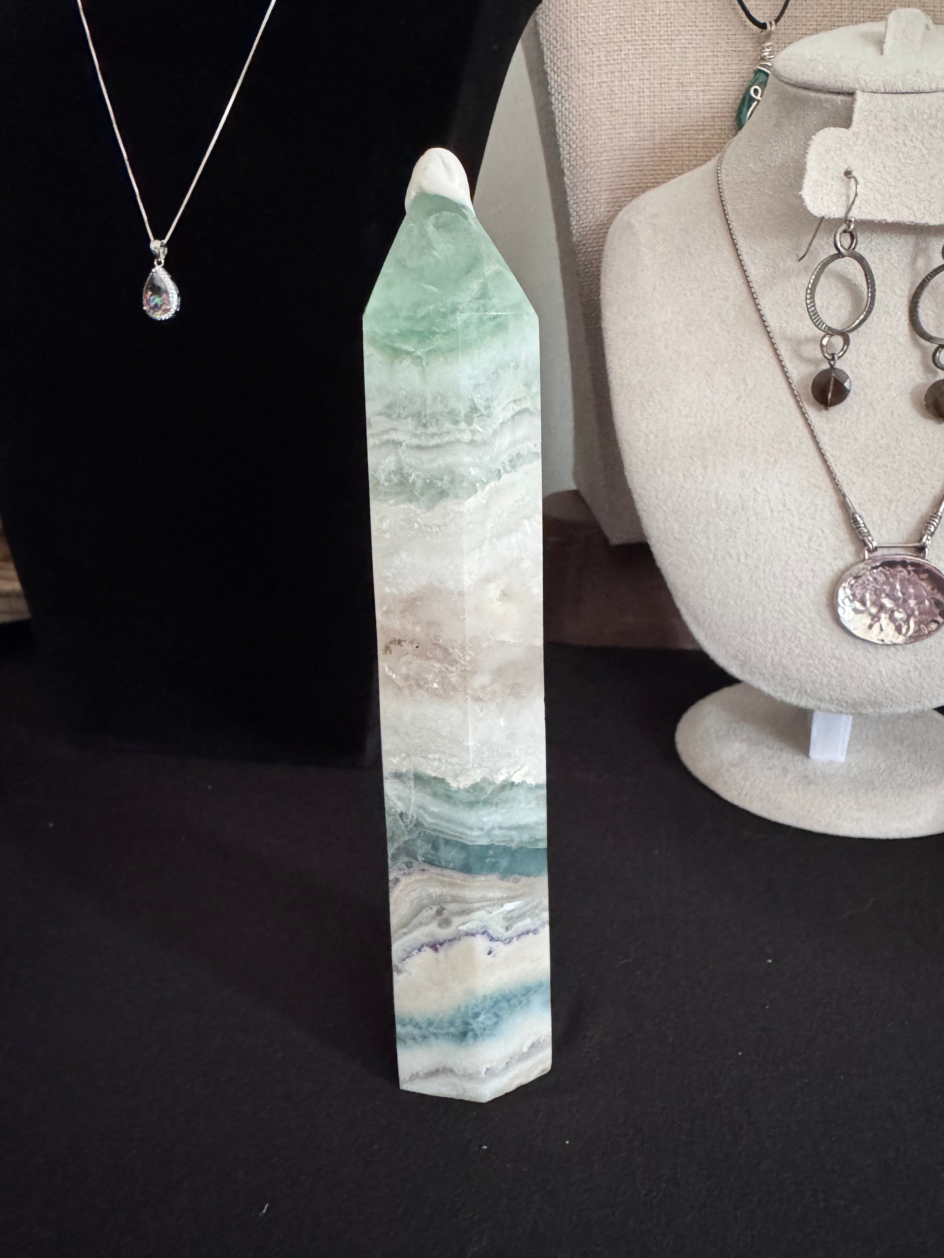 Silky Fluorite Tower