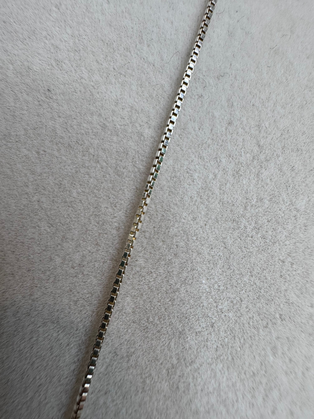 Sterling silver box chain