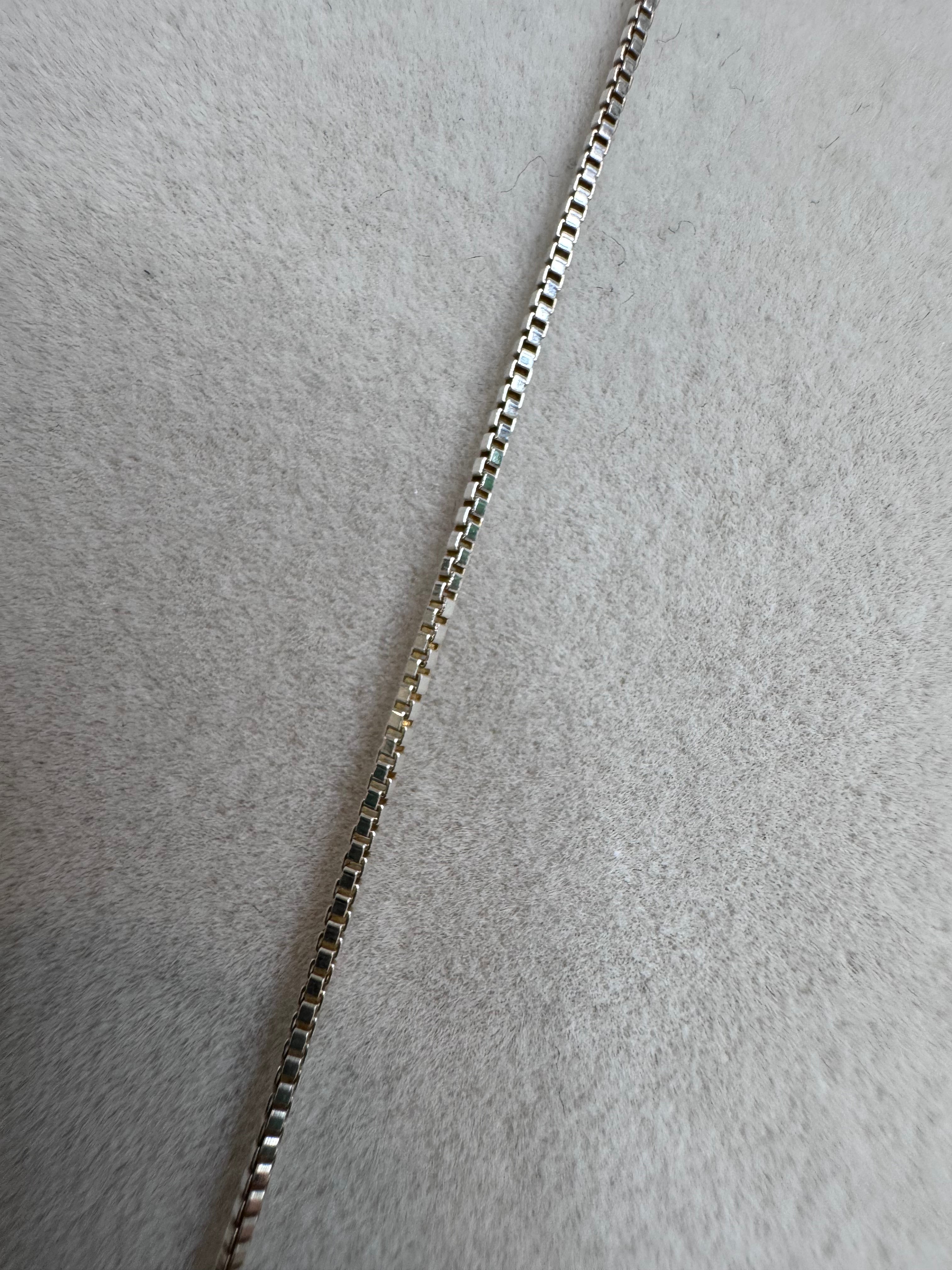 Sterling silver box chain