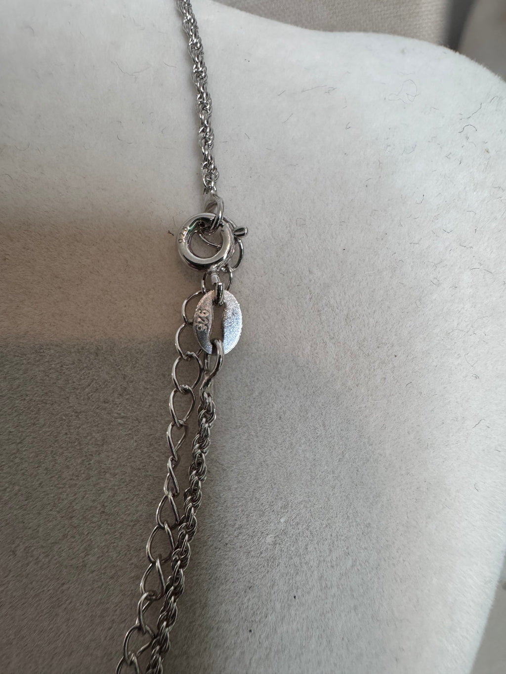 Sterling silver rope chain