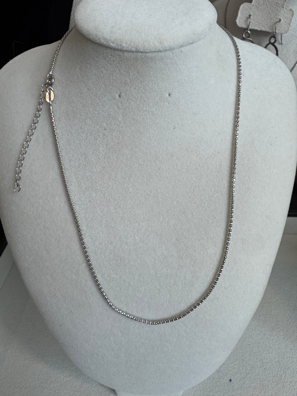 Sterling silver popcorn chain