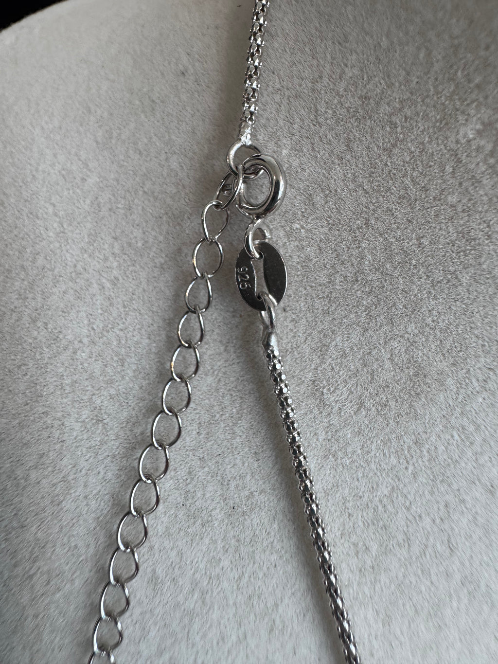 Sterling silver popcorn chain