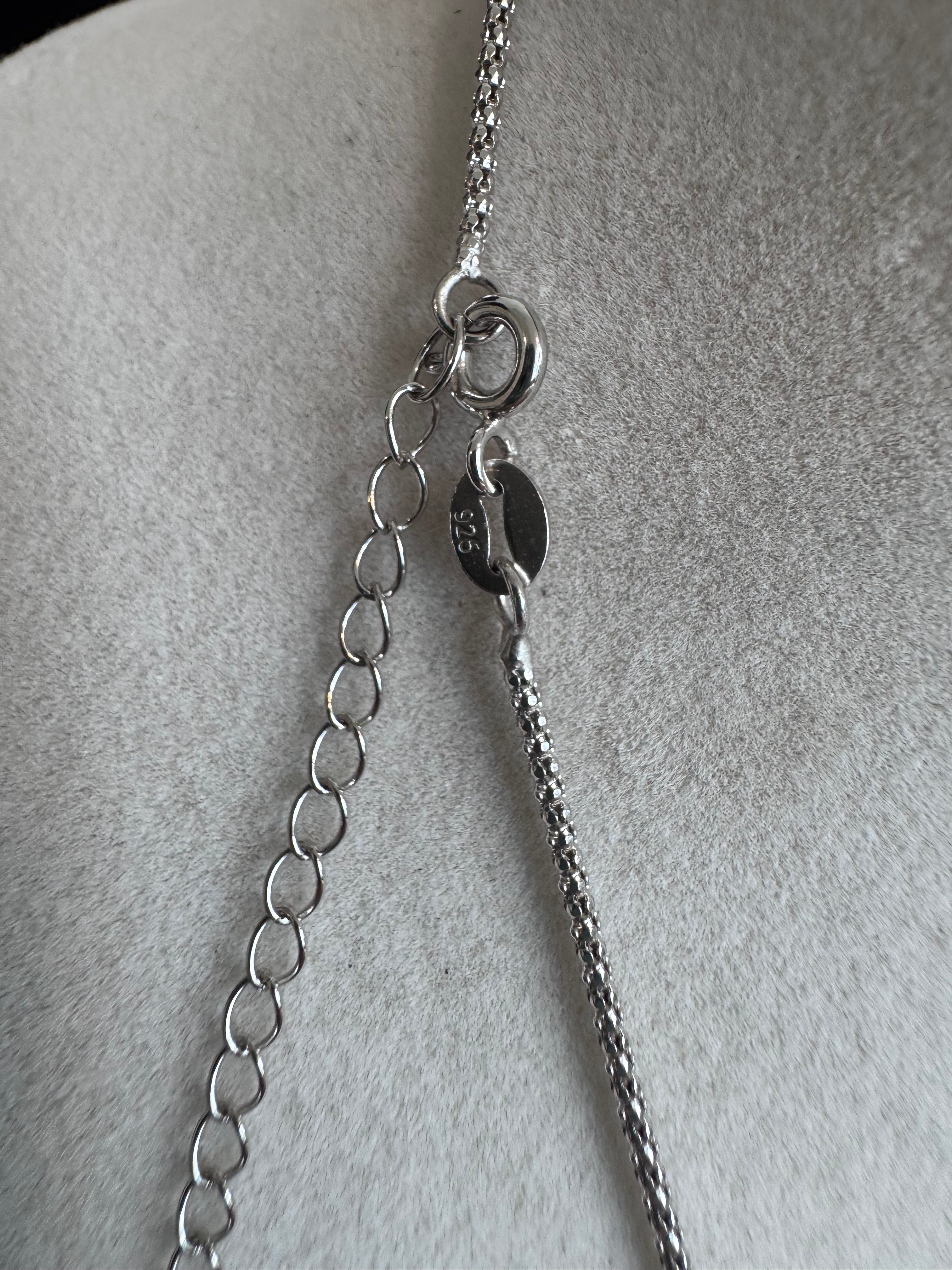 Sterling silver popcorn chain