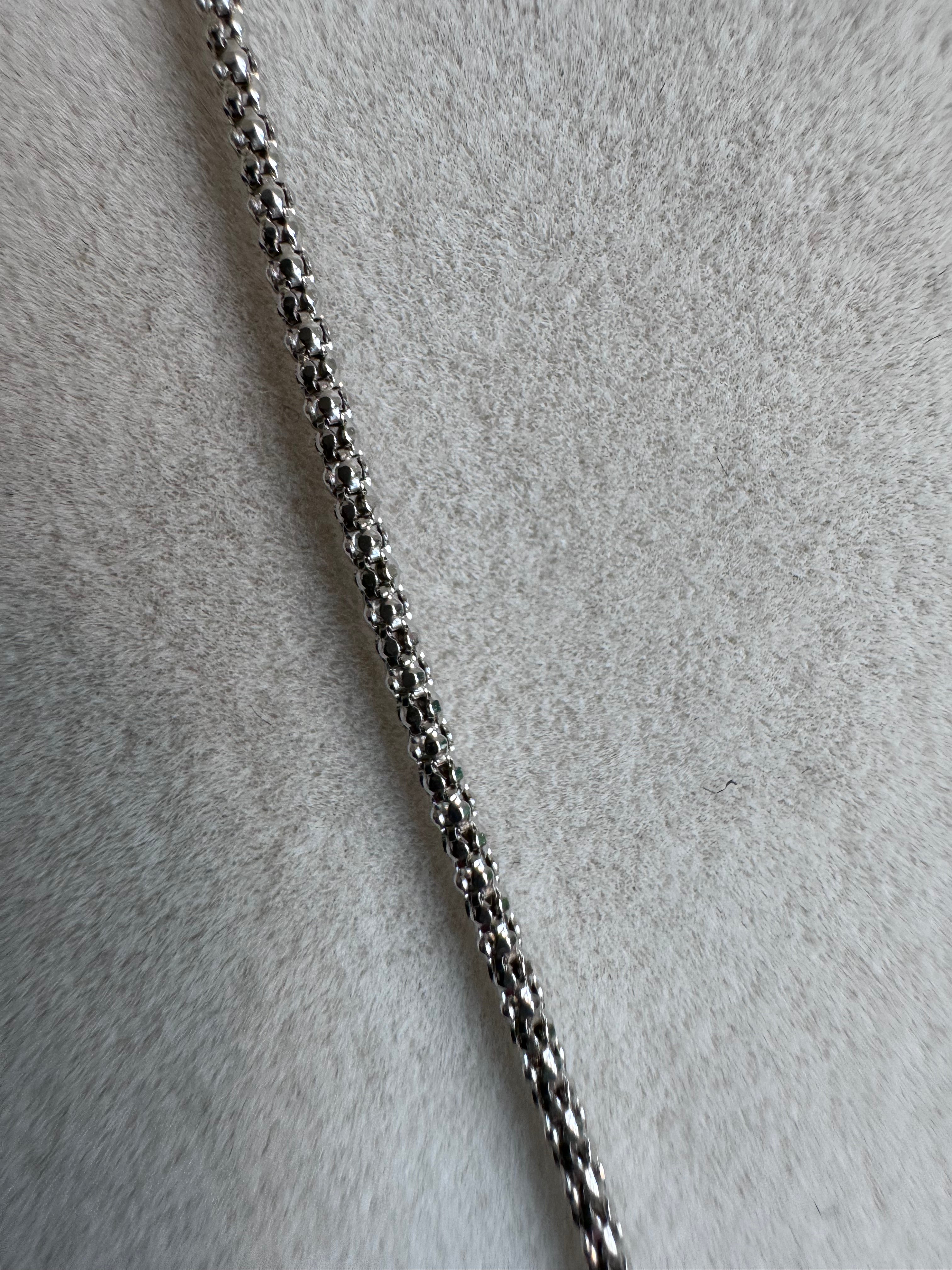 Sterling silver popcorn chain